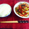 ザカザカ's cooksnap of when they made ちんげん菜と豚肉の炒め物.