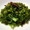 ranyoel's cooksnap of when they made おばあちゃんの、大根菜の炒め物.
