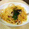 ゆめみるぽよぽよ's cooksnap of when they made 簡単☆極旨！鶏肉と下仁田ねぎの和風パスタ.