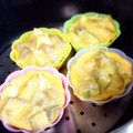 ☆のっこ★'s cooksnap of when they made HM使用☆さつまいも蒸しパン蒸し方3通り.