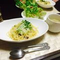 ニコたまちゃん's cooksnap of when they made キャベツアンチョビのペペロンチーノ.