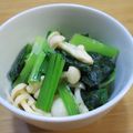 daikanon's cooksnap of when they made 小松菜とブナピーの煮びたし.