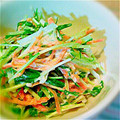 tanasa's cooksnap of when they made 簡単♪水菜とツナのマヨサラダ.