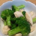 桃いちご☆'s cooksnap of when they made ブロッコリーとささみのわさびあえ.