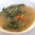 まいmama0322's cooksnap of when they made ホウレン草味噌汁.