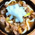 テンテンのりのり's cooksnap of when they made 風邪引きさんのホカホカおろし肉うどん.