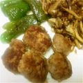 しょこらんた1124's cooksnap of when they made たけのこ入り鶏挽肉のハンバーグ（つくね）.