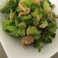 koriko23's cooksnap of when they made 大根の葉っぱと鮭フレークとごまにダシダ.