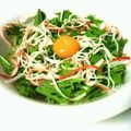 あかねぷりん's cooksnap of when they made 水菜とカニカマのサラダスパゲティー.