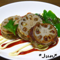 ＪＵＮちゃン's cooksnap of when they made シャキシャキ旨っ♪れんこんのはさみ焼き.