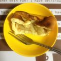 LATENIGHT's cooksnap of when they made チーズケーキwithキャラメルりんご♪.