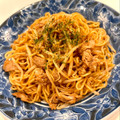 悠LOVE航's cooksnap of when they made 豚バラともやしだけで絶品 ソース焼きそば.