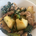 杉元佐一's cooksnap of when they made 豚じゃがとほうれん草の甘酢炒め♫.