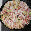 nosuya's cooksnap of when they made 白菜と豚バラ肉のミルフィーユ鍋.