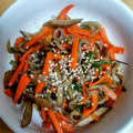 唯斗mama's cooksnap of when they made 作り置き、糸こんとごぼうのおかずサラダ。.