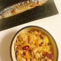 める♡ゲーム好き主婦's cooksnap of when they made さつまいもの炊き込み御飯.
