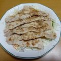 55才のおじさん's cooksnap of when they made お弁当に♡蒸し豚のおかかポン酢.