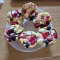 空遥☆ましゃlove's cooksnap of when they made クリームチーズとブルーベリーのマフィン.
