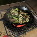 りこまこせいやのパパ's cooksnap of when they made 小松菜としめじと豚バラ肉の野菜炒め.