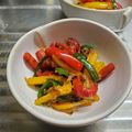 美らはいび's cooksnap of when they made パプリカとピーマンのおかかきんぴら.