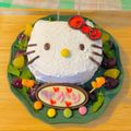 まるこ's cooksnap of when they made 初めてでも簡単！キティちゃん ケーキ♡.