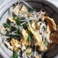 ornitier's cooksnap of when they made 10分で！もやしと春菊と卵の和え物.