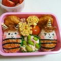 うめやん63's cooksnap of when they made 節分★鬼さん俵おにぎり＊キャラ弁.