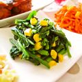 Marrietty's cooksnap of when they made ごま油が決め手♡ほうれん草炒め.