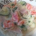 haru♭'s cooksnap of when they made 残りポテトサラダ　翌朝に。。.