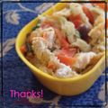 Yuhb's cooksnap of when they made 塩こんぶ入り♡ササミと人参のシリシリ丼.
