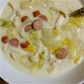 ももまろママ's cooksnap of when they made 簡単！白菜のクリーム煮.