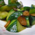 にゃぁくん's cooksnap of when they made 簡単おつまみ２♪キュウリのにんにく炒め☆.
