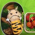カマダム's cooksnap of when they made 節分☆鬼オニナメコ　キャラ弁.