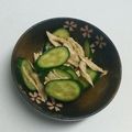 しろくま's cooksnap of when they made ささみときゅうりの和え物.