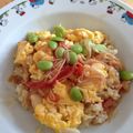 沖縄行きたい♡'s cooksnap of when they made ～ふわふわ～半熟たまごの♥天津飯♥.