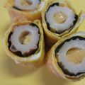 tamaci's cooksnap of when they made お弁当に！　チーズちくわの卵巻き.