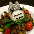 サヤティ's cooksnap of when they made 大根おろしアート!簡単トトロ☆.