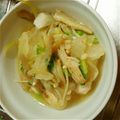 まゆみにー27's cooksnap of when they made カブとごぼうと豚肉の炒め煮.