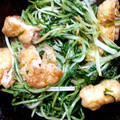 meise17's cooksnap of when they made 油揚げと水菜の炒めもの.