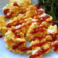 ポポポポポフィ〜♡'s cooksnap of when they made 簡単朝ごはん☆ふわとろスクランブルエッグ.