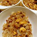 ゅぅちゃんmama's cooksnap of when they made 納豆炒飯.
