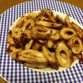 pacopipi's cooksnap of when they made ちくわケチャ炒め。お弁当やあと一品に.