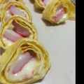 ちゃんこまんさん's cooksnap of when they made チーズカニカマの卵巻き〜弁当☆簡単〜.
