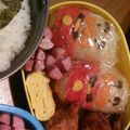 ちきmam's cooksnap of when they made 簡単！キャラ弁当☆ミニ俵アンパンマン.