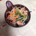 らべんだー♡'s cooksnap of when they made ナムルの素で～ もやしのミックスナムル.