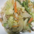 mis0ra's cooksnap of when they made 塩麹豚＆炒めネギの絶品アレンジ焼きうどん.