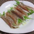 ジャイＢ's cooksnap of when they made 水菜の生ハム巻.