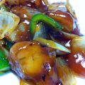 はんなりこ's cooksnap of when they made 余った唐揚げで酢鶏♪.