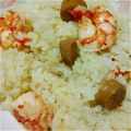 ぷらむ和ず's cooksnap of when they made 作っておくと便利なえびピラフ.