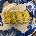 ピーナッツ子♪'s cooksnap of when they made 大葉卵焼き.